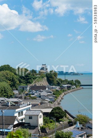 杵築城　大分　青空 58938983