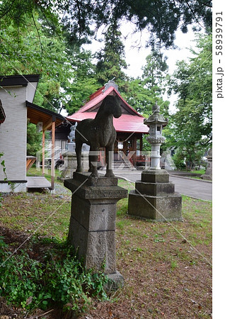 馬の石像（八坂神社／青森県弘前市銅屋町80） 58939791