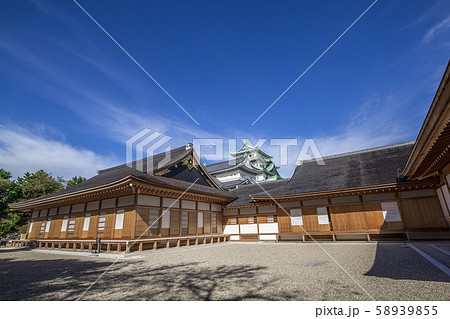 愛知県　名古屋城　天守閣と本丸御殿 58939855