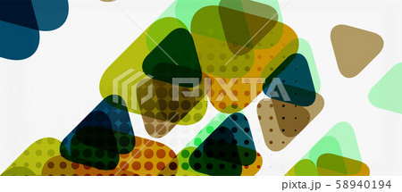Vector triangle geometric abstract composition background. Retro vector illustration. Ornament Vector triangle geometric abstract composition background. Retro vector illustration. Ornament 58940194