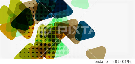Vector triangle geometric abstract composition background. Retro vector illustration. Ornament Vector triangle geometric abstract composition background. Retro vector illustration. Ornament 58940196