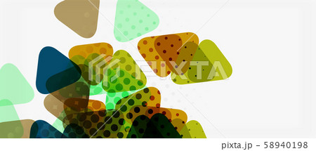 Vector triangle geometric abstract composition background. Retro vector illustration. Ornament Vector triangle geometric abstract composition background. Retro vector illustration. Ornament 58940198