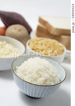 糖質制限ロカボダイエットをするための食べてはいけない食材 58940424