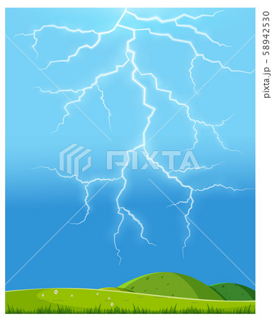 Nature Thunderstorm over the Hill Nature Thunderstorm over the Hill 58942530