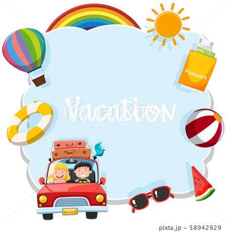 A Template of Vacation Tourist A Template of Vacation Tourist 58942929