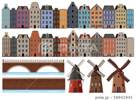 A Set of Dutch Building 58942945