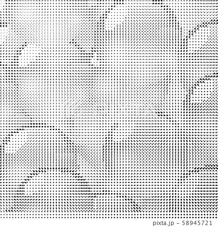 Halftone Pattern. Set of Dots. Dotted Texture. Overlay Grunge Template. Distress Linear Design. Fade 58945721