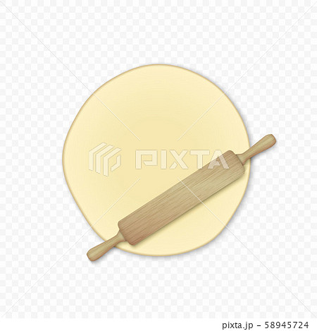 Bread dough isolated 58945724