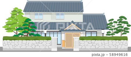 塀付和風家屋32 塀付和風家屋32 58949616