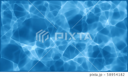 Water surface texture background concept.  Top view of pure blue water in the pool with light reflections. 58954182