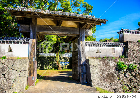 福江城(石田城)跡　【長崎県五島市】 58956704