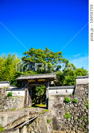 福江城(石田城)跡　【長崎県五島市】 58956709