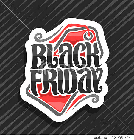Vector logo for Black Friday Vector logo for Black Friday 58959078