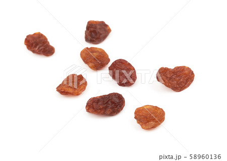 Raisins isolated on white 58960136