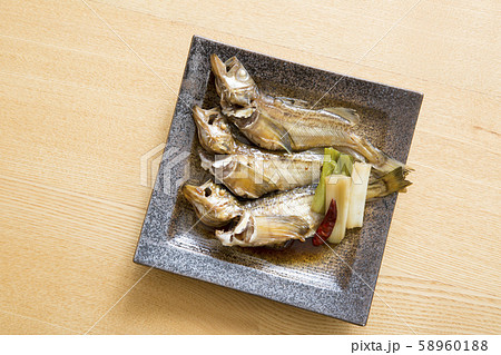 ハタハタの煮つけ 58960188