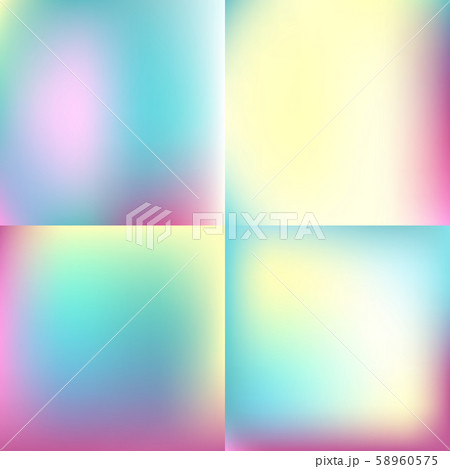 sweet color blurred background set . pastel color 58960575