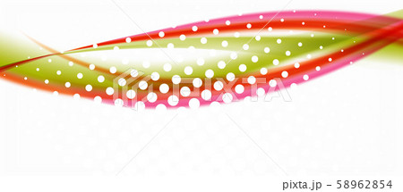 Line wave art illustration on light backdrop. Vector abstract design banner template. Business Line wave art illustration on light backdrop. Vector abstract design banner template. Business 58962854