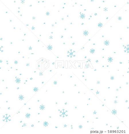 Snowflakes Seamless Pattern. Geometric Background Snowflakes Seamless Pattern. Geometric Background 58963201