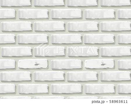 レンガの壁(白) レンガの壁(白) 58963611
