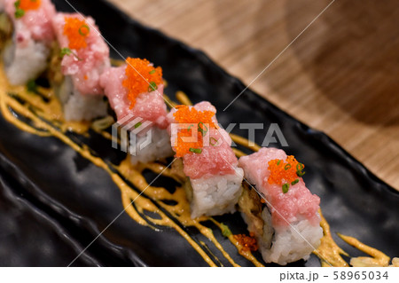 Japanese traditional food, Delicious fresh maguro Japanese traditional food, Delicious fresh maguro 58965034