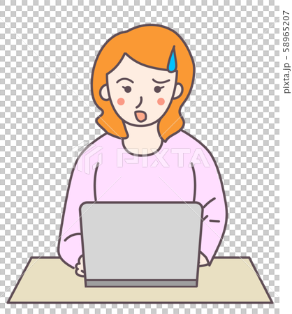 女性個人電腦 58965207