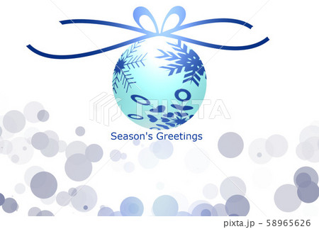 グリーティングカード　クリスマスカード Season's Greetings 58965626