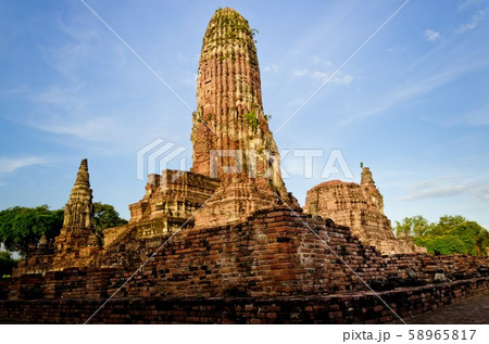 Wat Phra Ram, Ayutthaya province, Thailand. Wat Phra Ram, Ayutthaya province, Thailand. 58965817