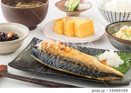 和食の、朝食イメージ 58966499