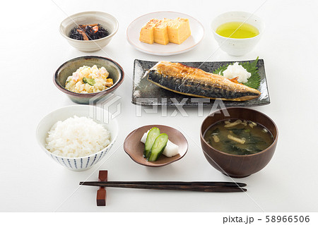 和食の、朝食イメージ 58966506