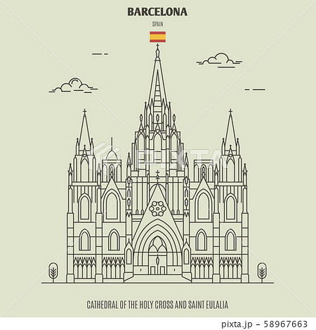 Cathedral of the Holy Cross in Barcelona Cathedral of the Holy Cross in Barcelona 58967663
