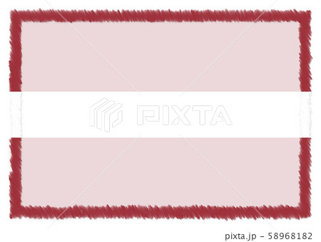 Border made with Latvia national flag. Border made with Latvia national flag. 58968182