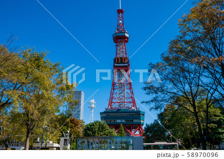 札幌 テレビ塔 都市風景 札幌 テレビ塔 都市風景 58970096
