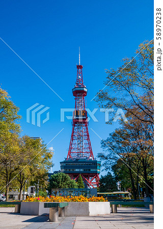 札幌 テレビ塔 都市風景 札幌 テレビ塔 都市風景 58970238