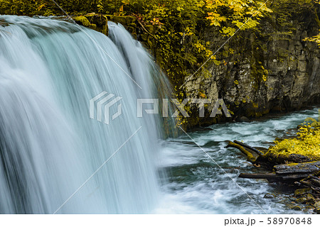 奥入瀬渓流　銚子大滝 58970848
