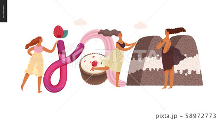 Dessert temptation font 58972773