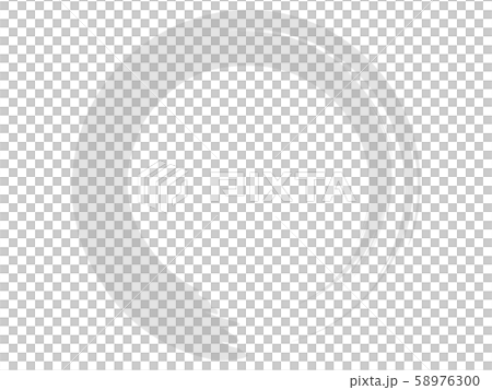 筆文字 丸 グレー透過 のイラスト素材