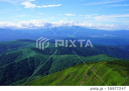 天塩岳からの西方面の景色 天塩岳からの西方面の景色 58977247