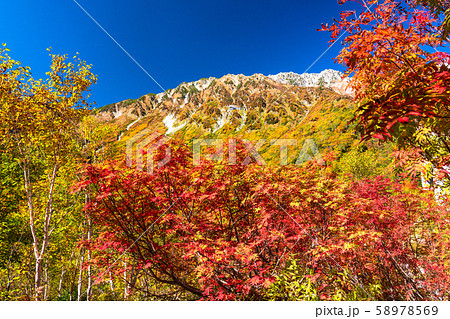 《富山県》紅葉の黒部平・立山黒部アルペンルート 《富山県》紅葉の黒部平・立山黒部アルペンルート 58978569