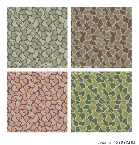 camouflage pattern design with different color 58980283