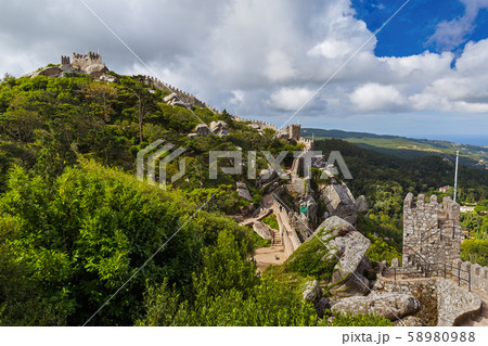 Moorish castle in Sintra - Portugal 58980988