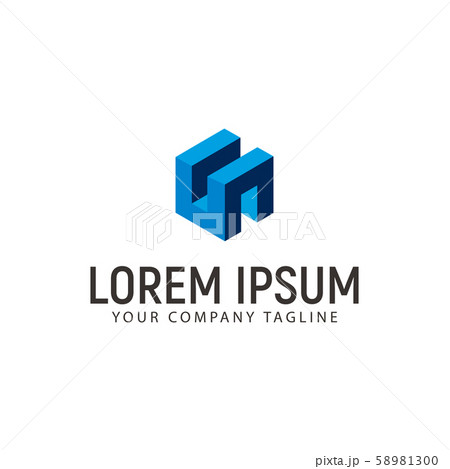 box building logo design concept templateのイラスト素材 [58981300] - PIXTA