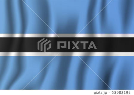 Botswana realistic waving flag vector Botswana realistic waving flag vector 58982195