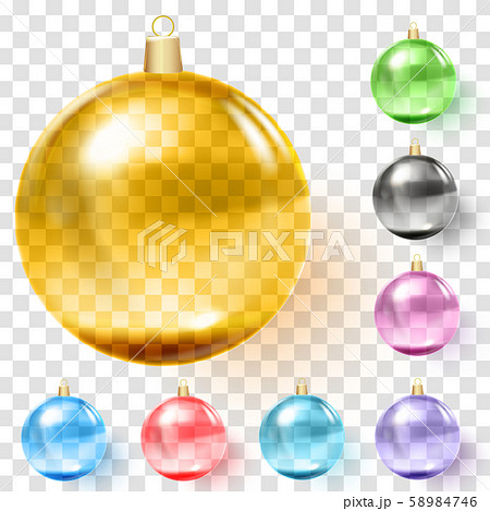 Set of isolated realistic decorations. Vector illustration Set of isolated realistic decorations. Vector illustration 58984746