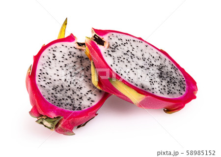 pitahaya fruit isolated on white background pitahaya fruit isolated on white background 58985152