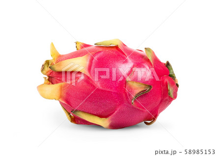 pitahaya fruit isolated on a white background pitahaya fruit isolated on a white background 58985153