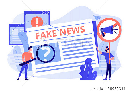 Fake news concept vector illustration Fake news concept vector illustration 58985311