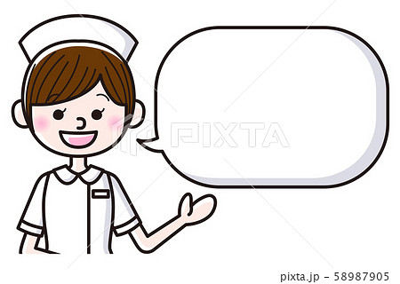 説明する看護師 58987905