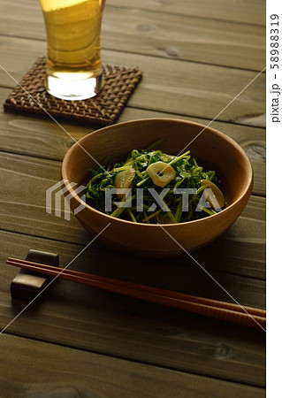 豆苗（にんにく炒め） 58988319