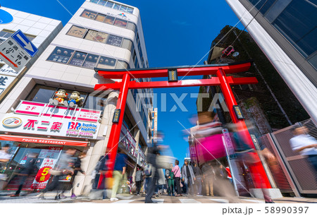 日本の鎌倉都市景観 小町通りなどを望む 58990397