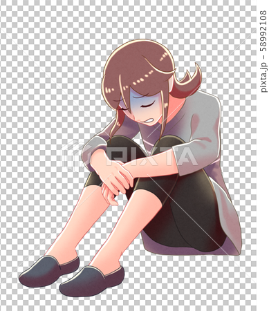 插图素材: 女孩失望 查看全部